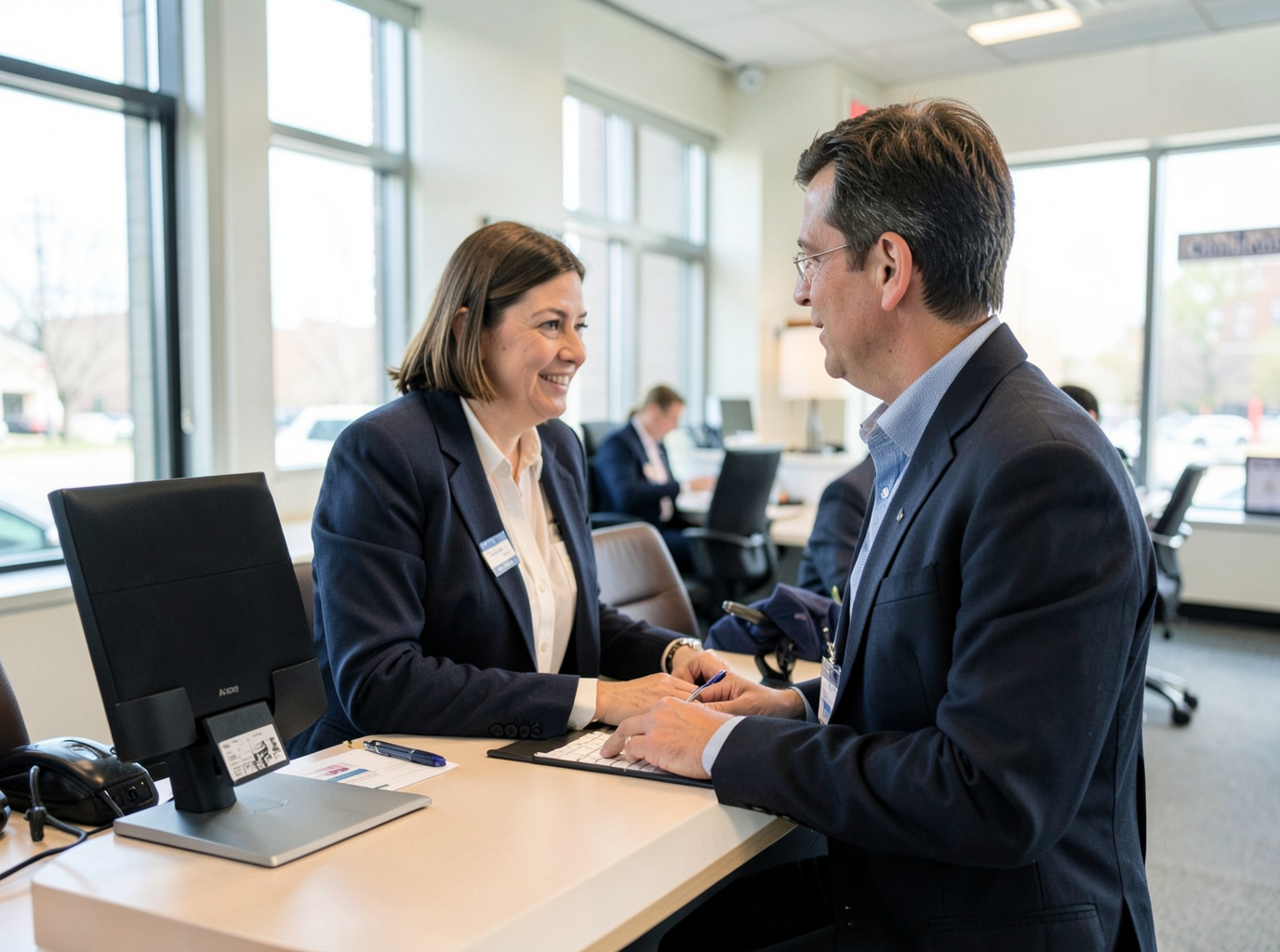 Airline Customer Service work by AA Rebooking Desk in Charlotte, NC